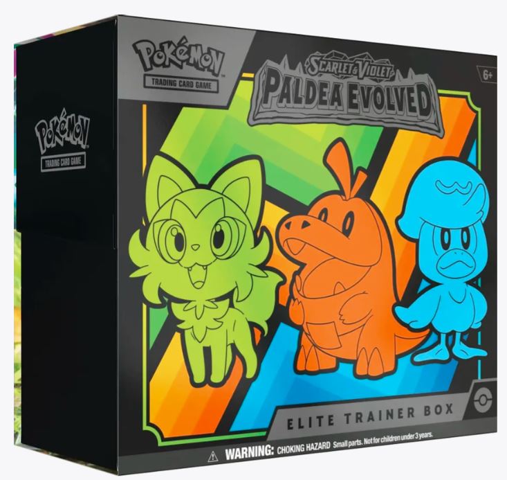 English Pokémon TCG: Scarlet & Violet— Paldea Evolved Elite Trainer Box:
