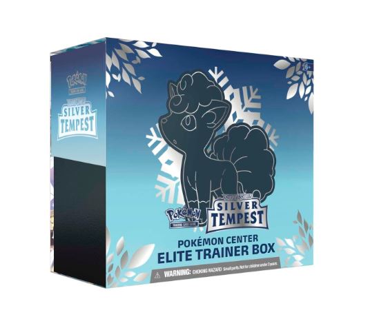 *English Pokémon TCG: Sword & Shield - Silver Tempest - Pokémon Center Elite Trainer Box Exclusive
