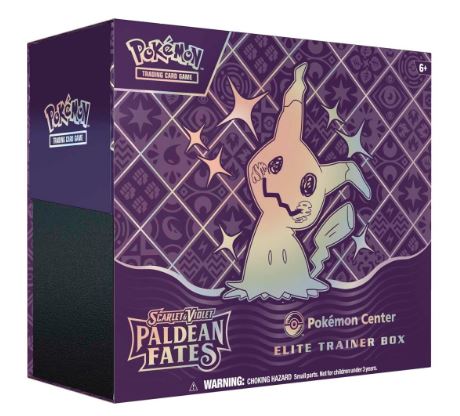 **English Pokémon TCG: Scarlet & Violet— Paldean Fates Pokémon Center  Elite Trainer Box Exclusive
