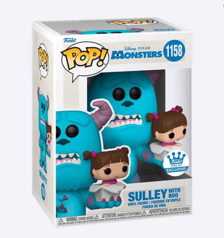 💥Funko PoP - Monsters Inc - Sulley with Boo - Funko Exclusive #1158