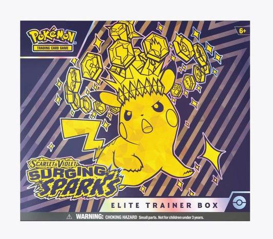 **English Pokémon TCG: Scarlet & Violet— Surging Sparks  Elite Trainer Box